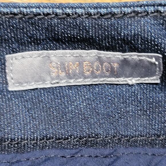 Melissa McCarthy X Seven7 Slim Boot Dark Wash Denim Jeans - Size 24W NWT - Picture 8 of 12